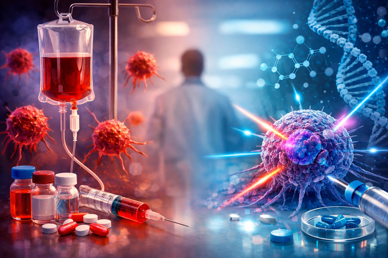 الفرق بين العلاج الكيماوي والعلاج الموجه و كيف يختار الأطباء أحدهما