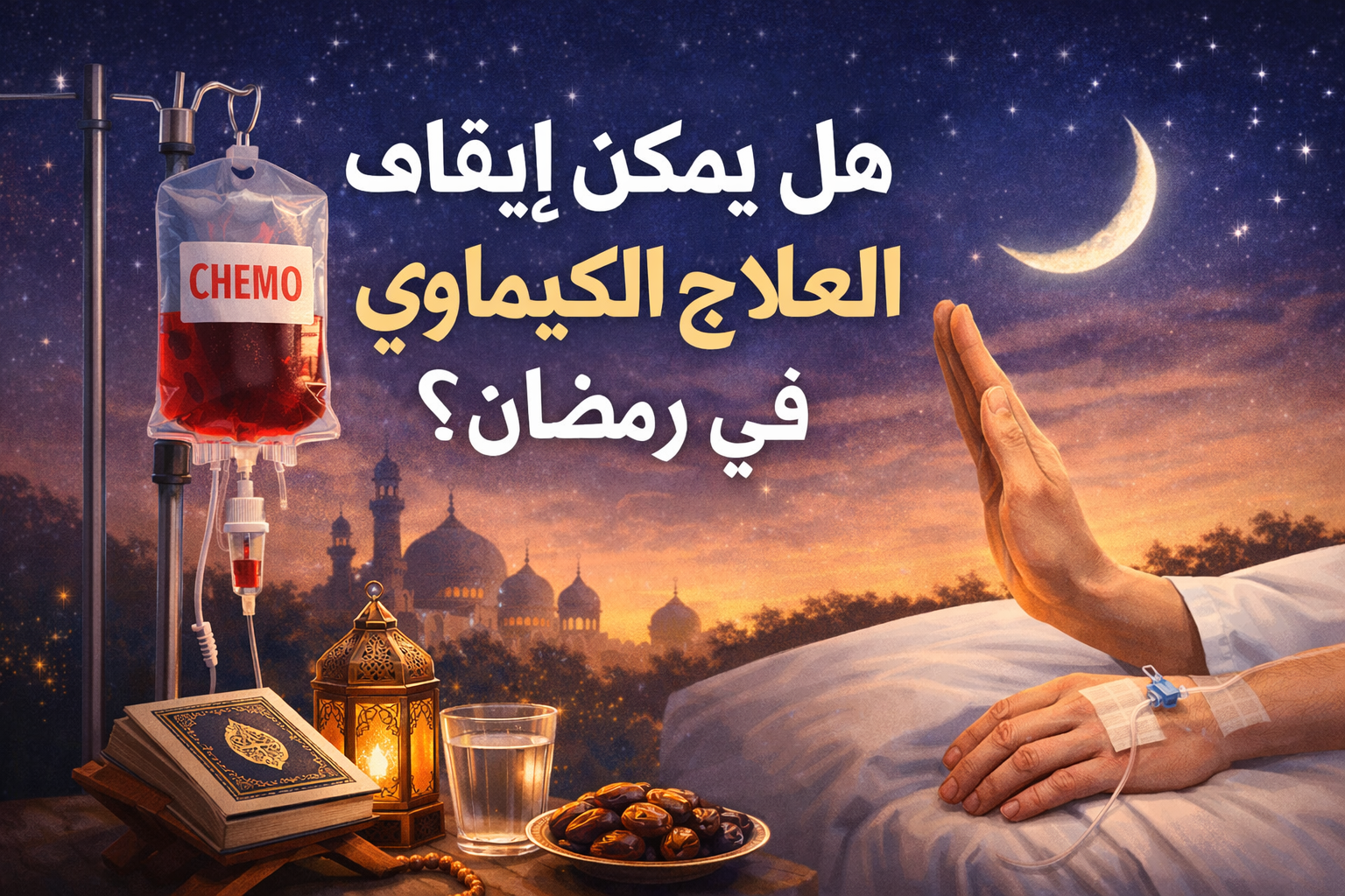 هل يمكن إيقاف العلاج الكيماوي في رمضان؟